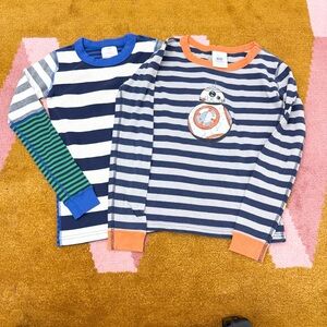 Hanna Andersson Boys Long Sleeve Stripe Shirts Bundle